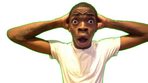 shocked black guy|surprised black guy meme transparent.